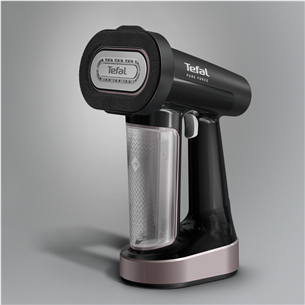 Drabužių garintuvas Tefal Pure Force, 3-in-1, 1800 W, juodas/rožinis