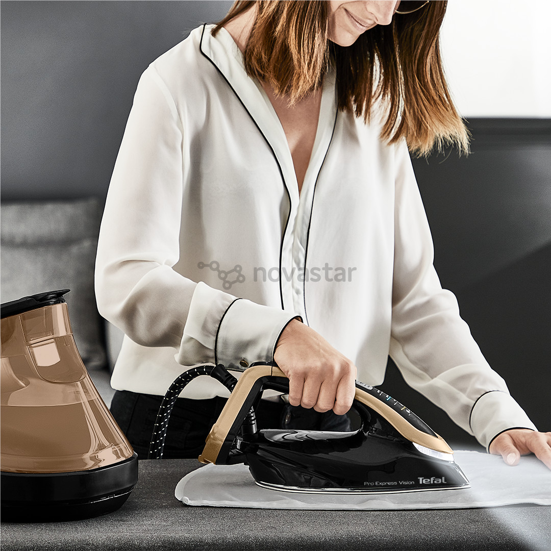 Garų lyginimo sistema Tefal Pro Express Vision, juoda/aukso spalvos