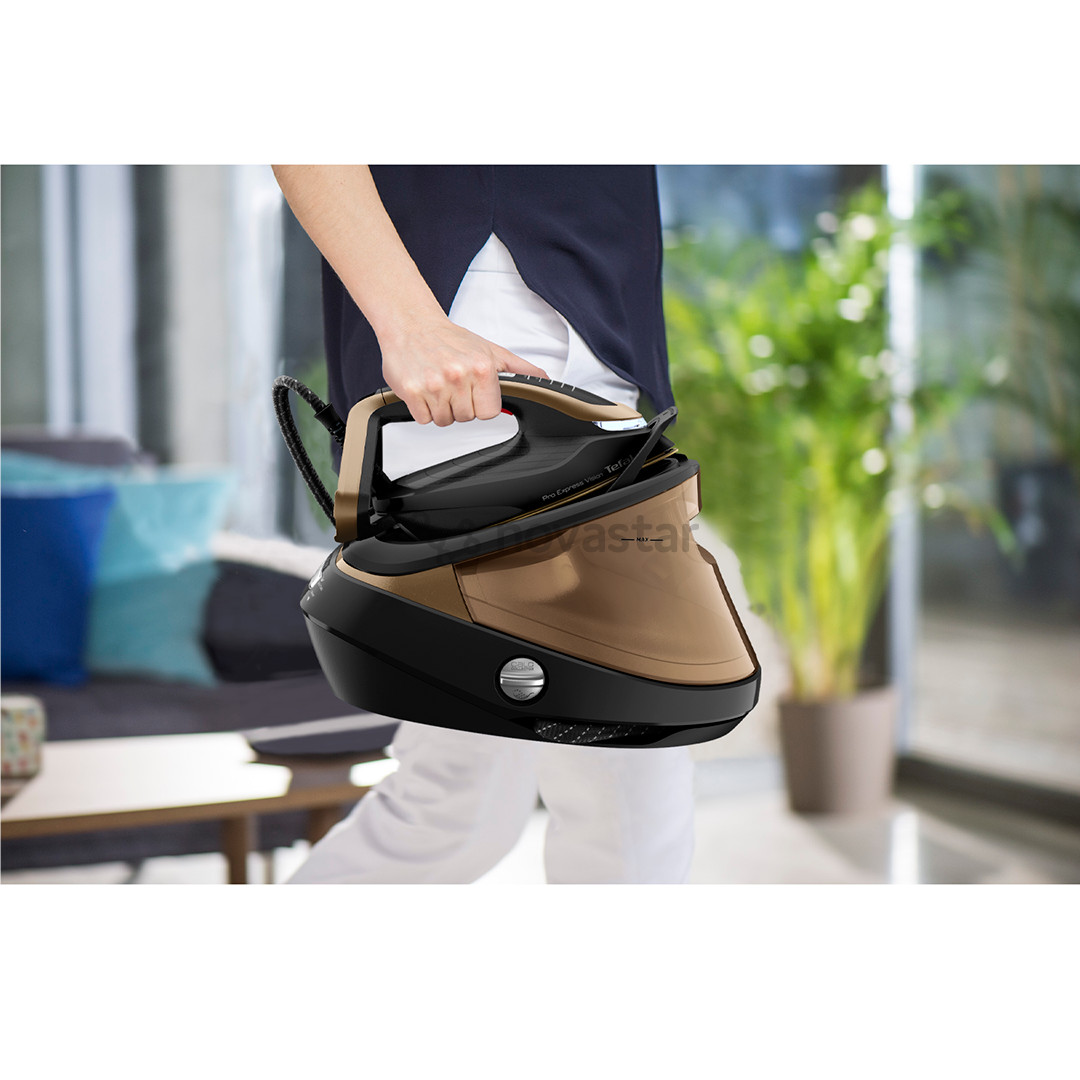 Garų lyginimo sistema Tefal Pro Express Vision, juoda/aukso spalvos