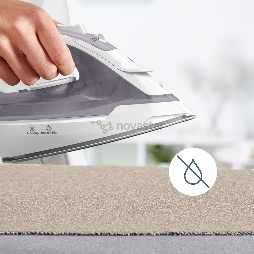 Garų lygintuvas Tefal Virtuo 30, 2000 W, baltas/pilkas