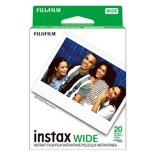 Fujifilm Instax Wide Film, blizgios, 2x10 vnt. - Fotoplokštelės 8720094753843