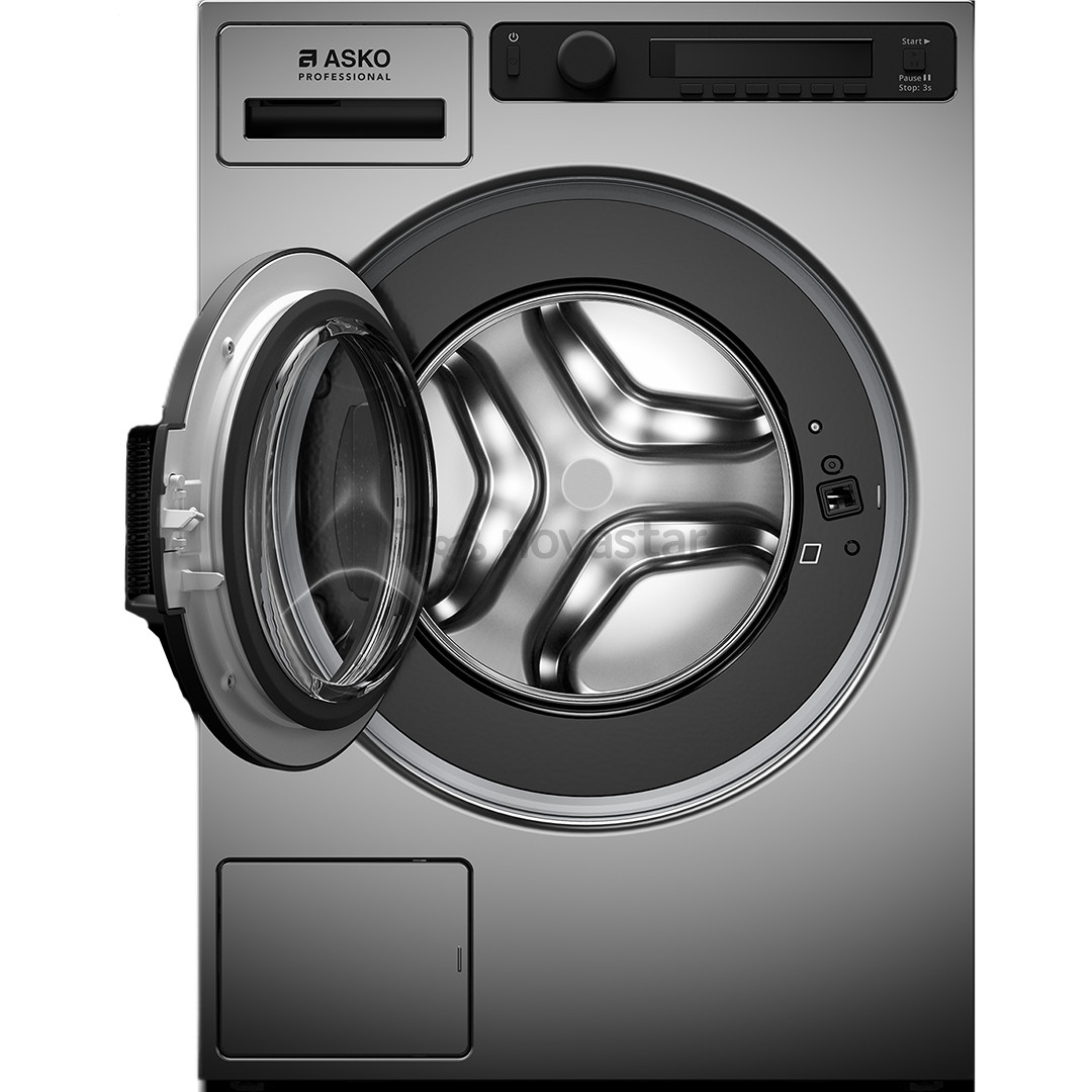 Skalbimo mašina Asko, Professional, 7 kg, gylis 59,1 cm, 1400, pilka