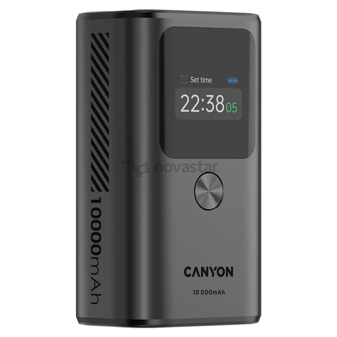 Canyon OnPower 130, 10000 mAh, dark gray - Power bank