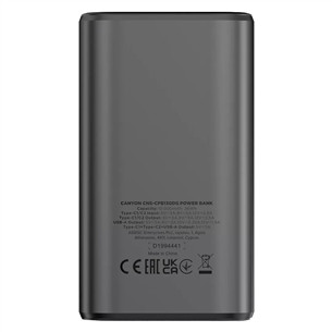 Canyon OnPower 130, 10000 mAh, dark gray - Power bank
