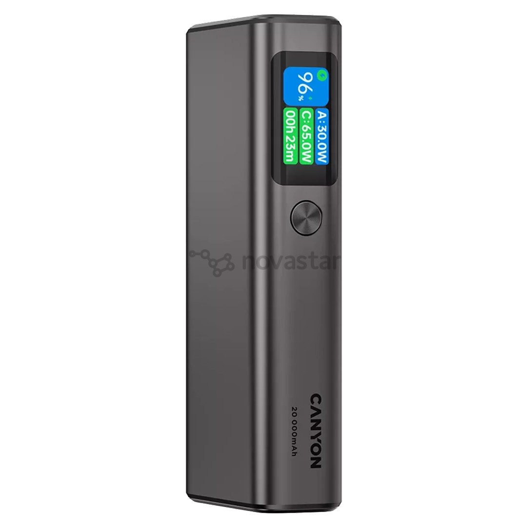 Canyon OnPower 230, 20000 mAh, dark gray - Power bank