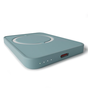 Išorinė baterija Puro Mini Power Mag, 15 W, 4200 mAh, žalia
