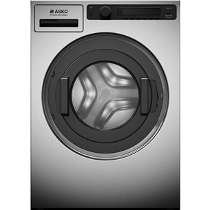Asko, Professional, 9 kg, depth 70,6 cm, 1400 rpm, stainless steel - Front load washing machine WMC8947VI.S