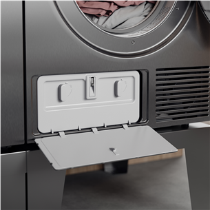 Asko, Professional, 8 kg, depth 76,9 cm, stainless steel - Clothes dryer