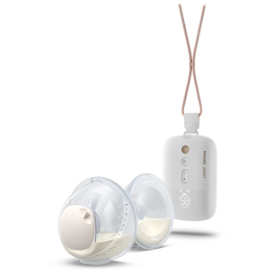 Dvigubas elektrinis pientraukis Philips Avent Hands-free, baltas SCF532/11
