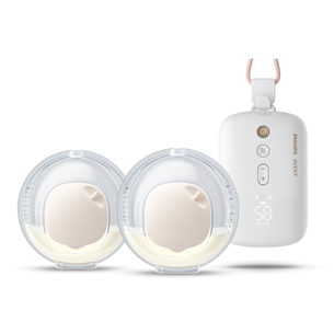 Dvigubas elektrinis pientraukis Philips Avent Hands-free, baltas