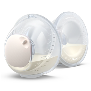 Dvigubas elektrinis pientraukis Philips Avent Hands-free, baltas