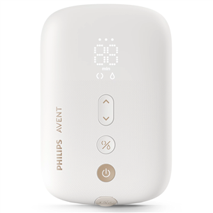 Dvigubas elektrinis pientraukis Philips Avent Hands-free, baltas