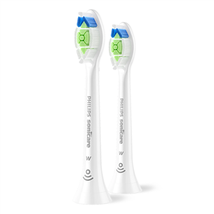 Dantų šepetėlių antgaliai Philips Sonicare Optimal White, 2 vnt., balti HX6062/87