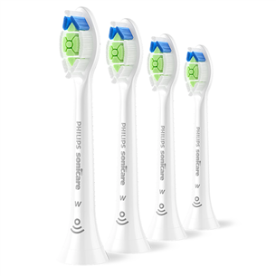 Dantų šepetėlių antgaliai Philips Sonicare Optimal White, 4 vnt., balti HX6064/87