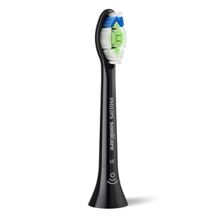 Philips Sonicare Optimal White, 4 vnt., juodi - Dantų šepetėlių antgaliai