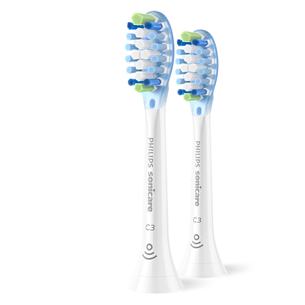 Dantų šepetėlių antgaliai Philips Sonicare Premium Plaque Defence, 2 vnt., balti HX9042/87