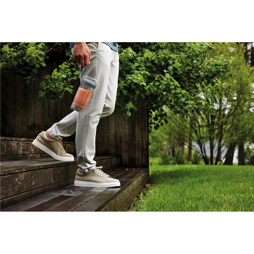 Belaidė kokteilinė Ninja Blast Max, sidabro spalvos