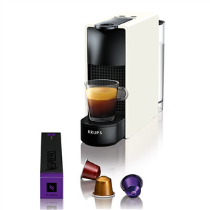 Kapsulinis kavos aparatas Krups Nespresso Essenza Mini, baltas