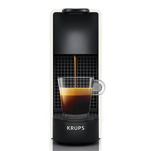 Kapsulinis kavos aparatas Krups Nespresso Essenza Mini, baltas