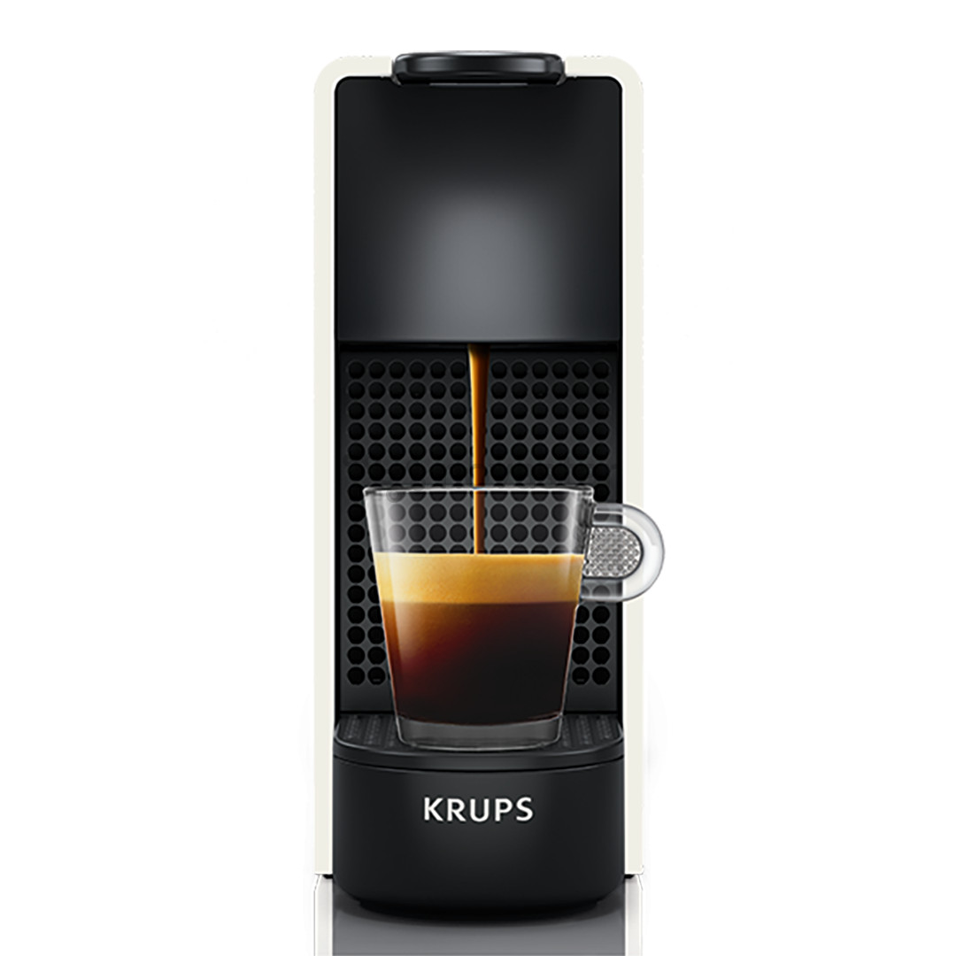 Kapsulinis kavos aparatas Krups Nespresso Essenza Mini, baltas