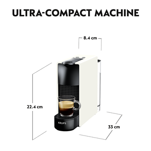 Krups Nespresso Essenza Mini, white - Capsule coffee machine