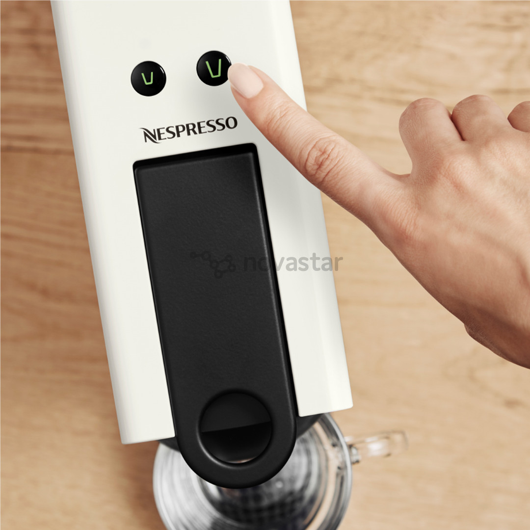 Kapsulinis kavos aparatas Krups Nespresso Essenza Mini, baltas