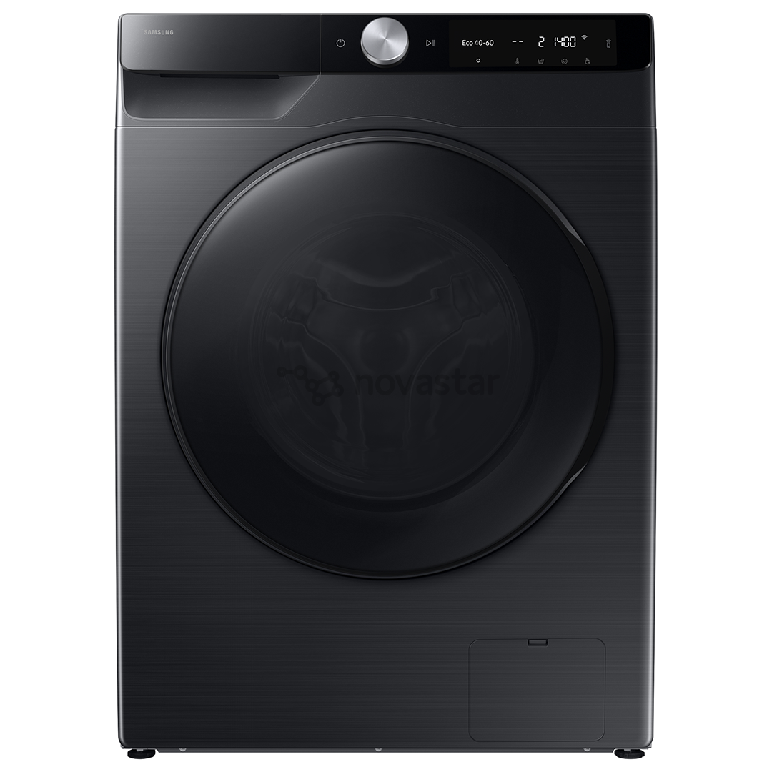 Skalbimo mašina su džiovykle Samsung, 5 kg / 9 kg, gylis 48 cm, 1400 rpm, juoda