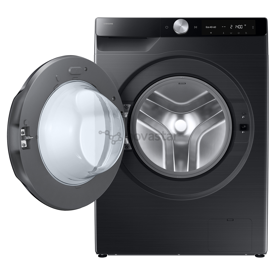 Skalbimo mašina su džiovykle Samsung, 5 kg / 9 kg, gylis 48 cm, 1400 rpm, juoda