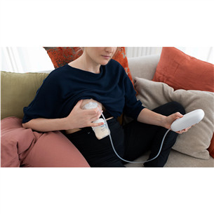 Viengubas elektrinis pientraukis Philips Avent, įkraunamas, baltas