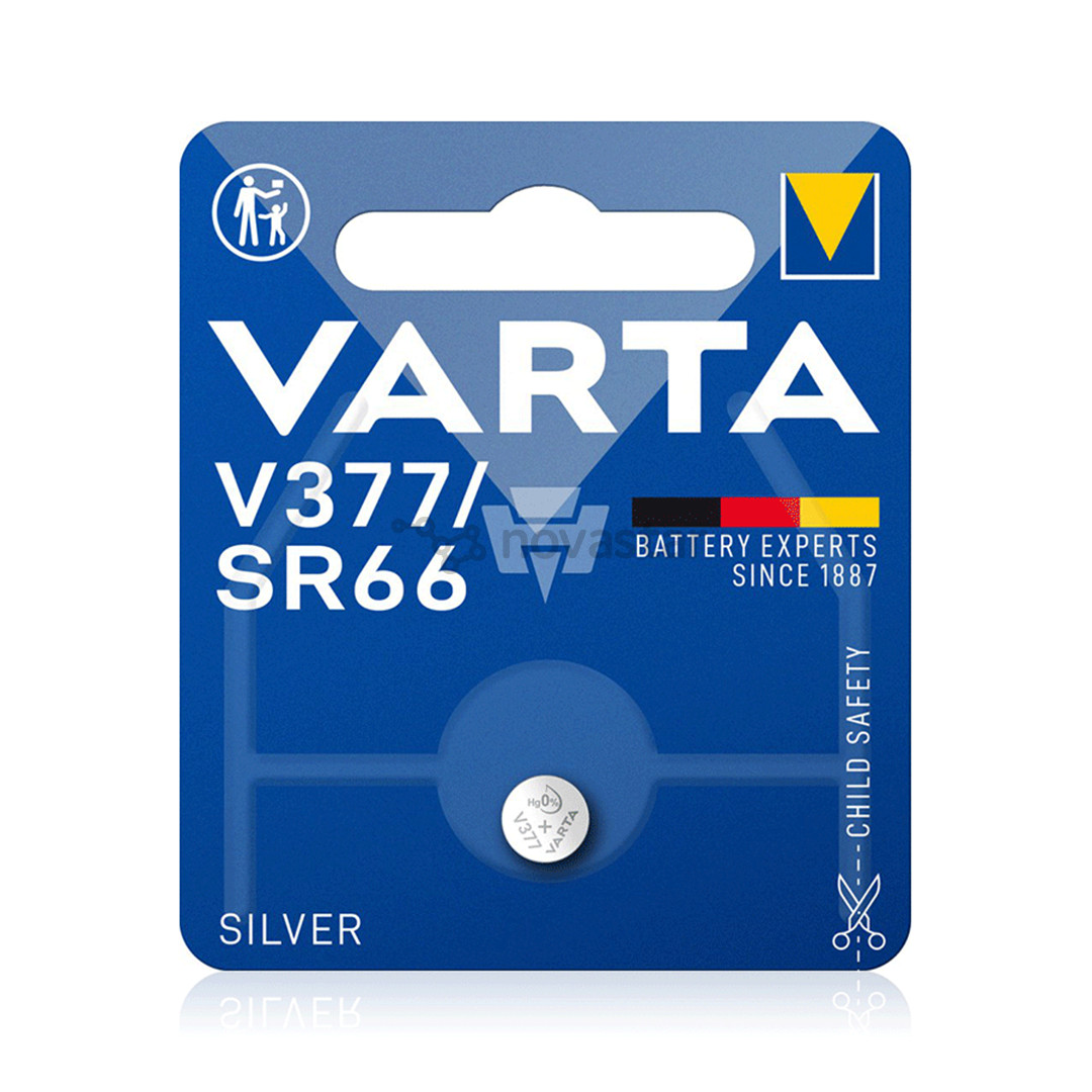 Varta V377/SR66, silver - Battery
