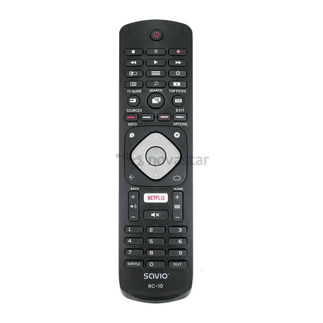 Savio RC-10, Philips TV, черный - Запасной пульт для телевизора