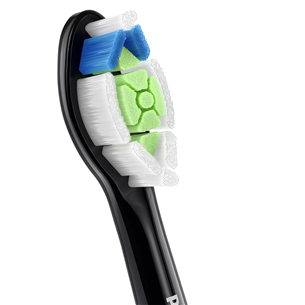 Dantų šepetėlių antgaliai Philips Sonicare Optimal White, 4 vnt., juodi