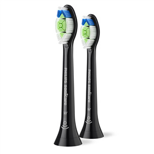 Philips Sonicare Optimal White, 2 pcs, black - Spare brushes HX6062/88