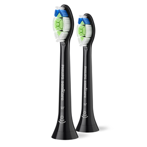 Dantų šepetėlių antgaliai Philips Sonicare Optimal White, 4 vnt., juodi HX6062/88