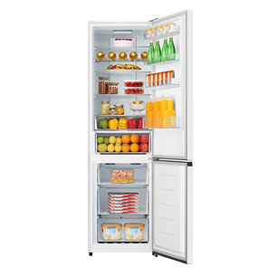 Hisense, NoFrost 336 L, aukštis 201 cm, baltas - Šaldytuvas