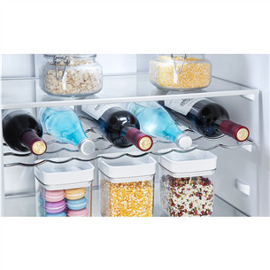 Šaldytuvas Hisense, NoFrost, 304 L, 186 cm, pilkas