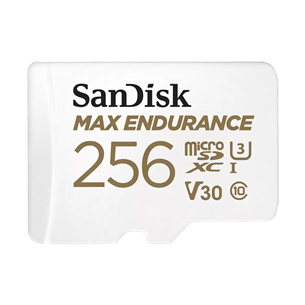 Atminties kortelė SanDisk Max Endurance, 256 GB, microSDHC, balta SDSQQVR-256G-GN6IA