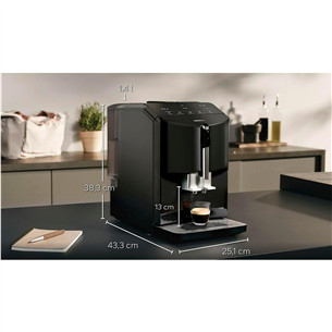 Kavos aparatas Siemens EQ300, juodas