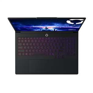 Nešiojamas kompiuteris Lenovo Legion Pro 7 16IAX10H, 16'', WQXGA, OLED, 240 Hz, Ultra 9, 32 GB, 2 TB, RTX 5080, ENG, juodas