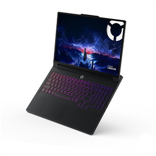 Nešiojamasis kompiuteris Lenovo Legion Pro 7 16IAX10H, 16'', WQXGA, OLED, 240 Hz, Ultra 9, 32 GB, 2 TB, RTX 5080, ENG, juodas