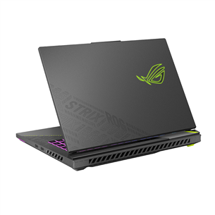 Asus ROG Strix G16, 16'', WQXGA, 240 Гц, Ryzen 9, 16 ГБ, 1 ТБ, RTX 5070 Ti, ENG, зеленый/темно-серый - Ноутбук