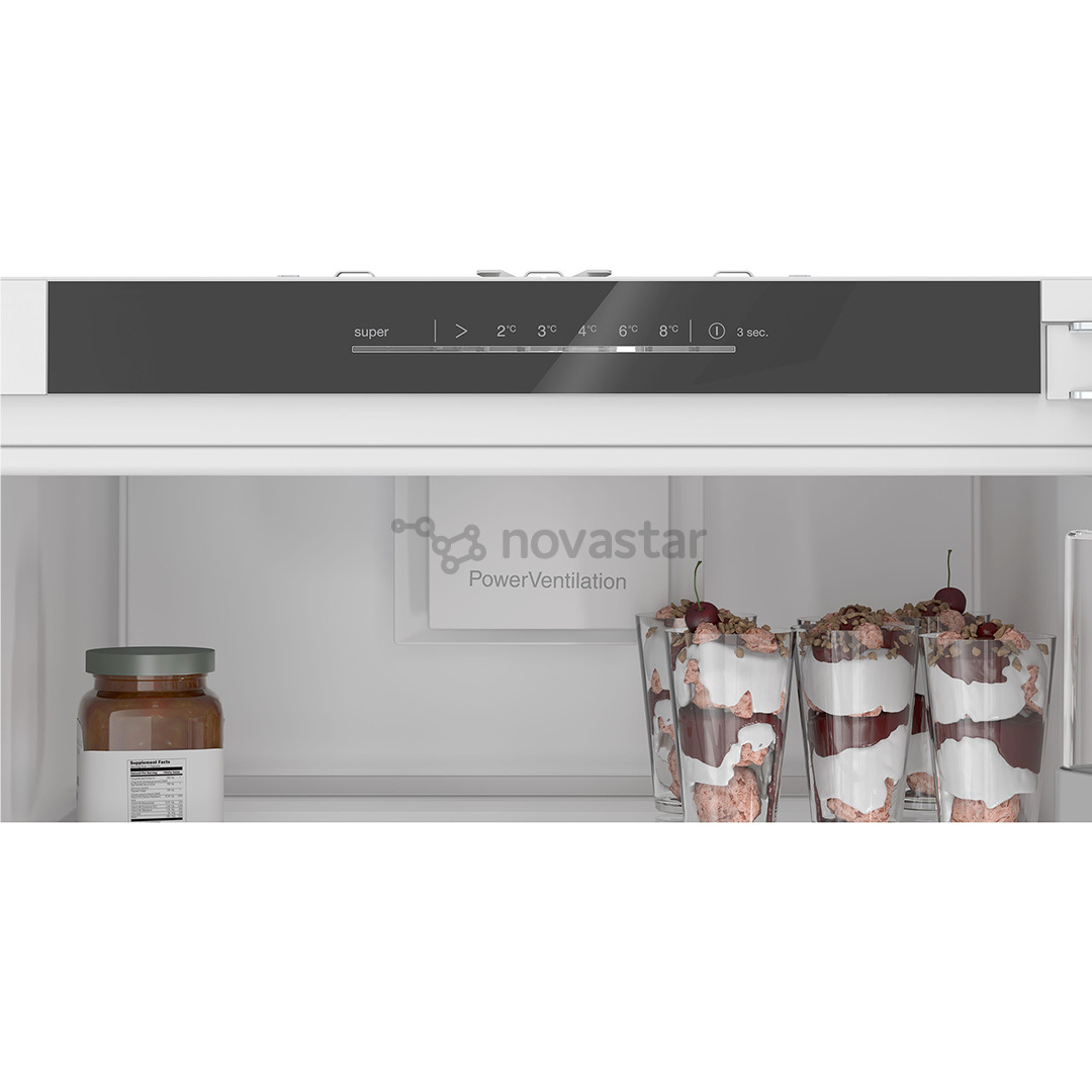 Bosch, Series 6, 310 л, высота 178 см - Интегрируемый холодильный шкаф