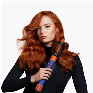 Daugiafunkcis plaukų formavimo prietaisas Dyson Airwrap i.d.™, Bluetooth®, 1300 W, Ceramic Patina/Topaz, mėlynas/oranžinis