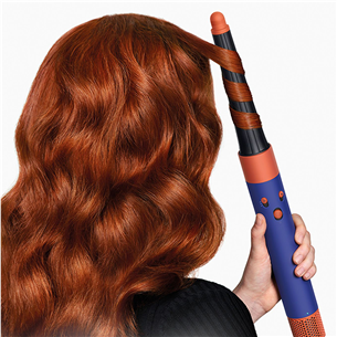 Daugiafunkcis plaukų formavimo prietaisas Dyson Airwrap i.d.™, Bluetooth®, 1300 W, Ceramic Patina/Topaz, mėlynas/oranžinis