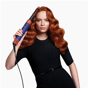 Daugiafunkcis plaukų formavimo prietaisas Dyson Airwrap i.d.™, Bluetooth®, 1300 W, Ceramic Patina/Topaz, mėlynas/oranžinis
