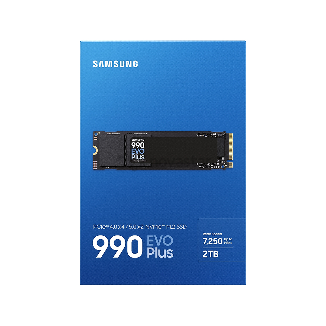 Samsung 990 EVO Plus, 2 TB, M.2, black - SSD