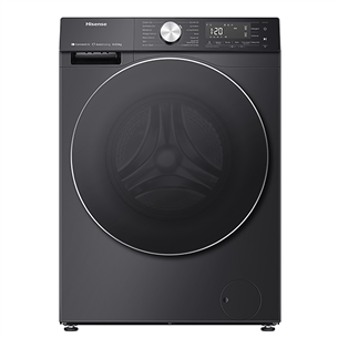 Skalbimo mašina - džiovyklė Hisense, 10.5 kg / 6 kg, gylis 59 cm, 1400 rpm WD5S1045BB