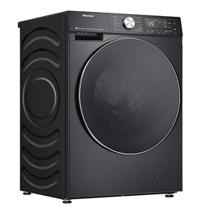 Skalbimo mašina - džiovyklė Hisense, 10.5 kg / 6 kg, gylis 59 cm, 1400 rpm