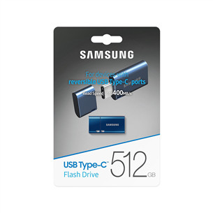 USB atmintinė Samsung Type-C™ USB Flash Drive, 512 GB, mėlyna