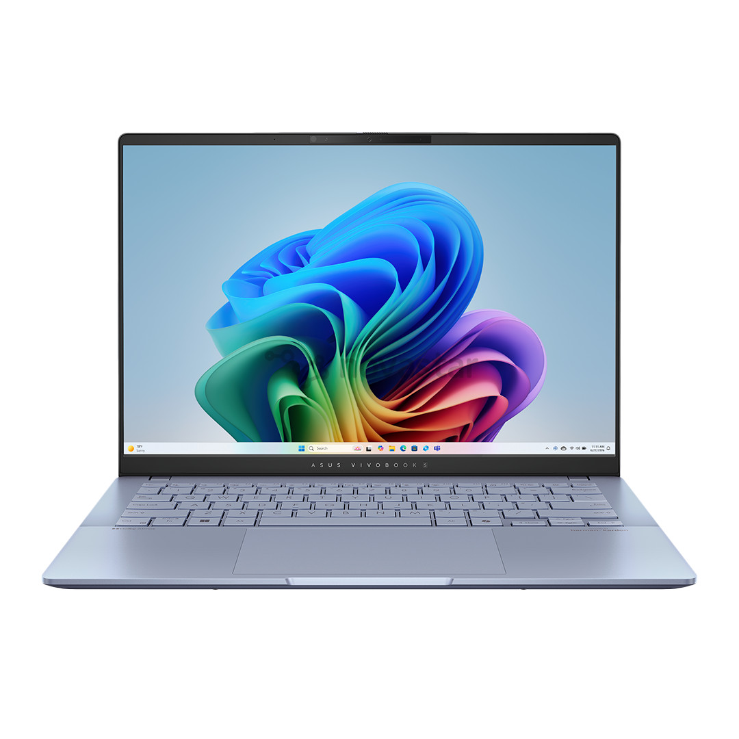 Nešiojamasis kompiuteris Asus Vivobook S14 OLED, 14'', WUXGA, Ultra 5, 16 GB, 512 GB, Copilot+, ENG, mėlynas S5406SA-QD004W
